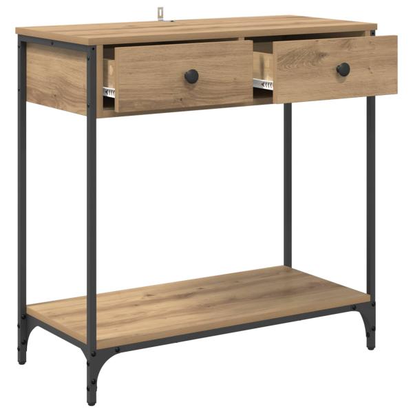 Konsolentisch Artisan-Eiche 75 x 34,5 x 75 cm Holzwerkstoff