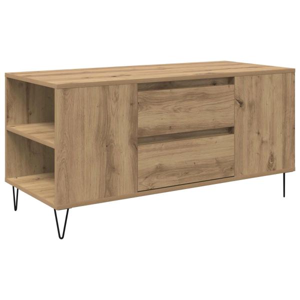 Couchtisch Artisan-Eiche 102 x 44,5 x 50 cm Holzwerkstoff