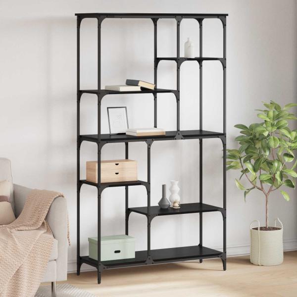 ARDEBO.de - Bücherregal 5 Ebenen 99 x 35,5 x 176 cm Holzwerkstoff