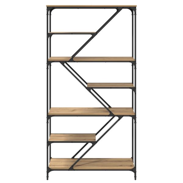 Bücherregal 9 Ebenen 91 x 36 x 176 cm Holzwerkstoff