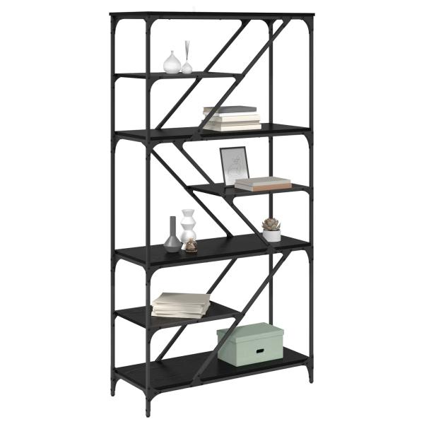 Bücherregal 9 Ebenen 91 x 36 x 176 cm Holzwerkstoff