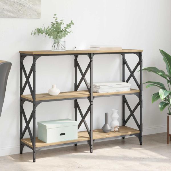 ARDEBO.de - Konsolentisch Artisan-Eiche 100 x 28 x 80,5 cm Holzwerkstoff