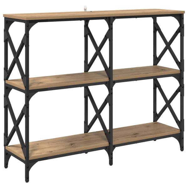 Konsolentisch Artisan-Eiche 100 x 28 x 80,5 cm Holzwerkstoff