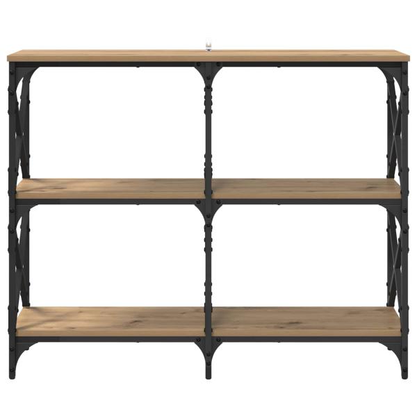 Konsolentisch Artisan-Eiche 100 x 28 x 80,5 cm Holzwerkstoff