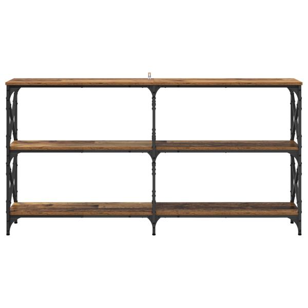 Konsolentisch Altholz 156 x 28 x 80,5 cm Holzwerkstoff
