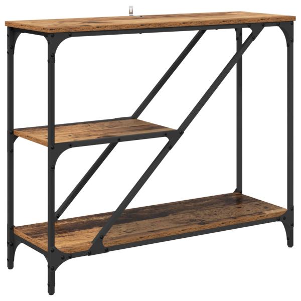 Konsolentisch Altholz 88,5 x 30 x 75 cm Holzwerkstoff