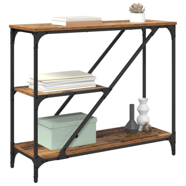 Konsolentisch Altholz 88,5 x 30 x 75 cm Holzwerkstoff