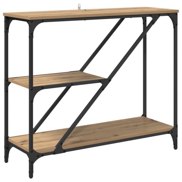 Konsolentisch Artisan-Eiche 88,5 x 30 x 75 cm Holzwerkstoff