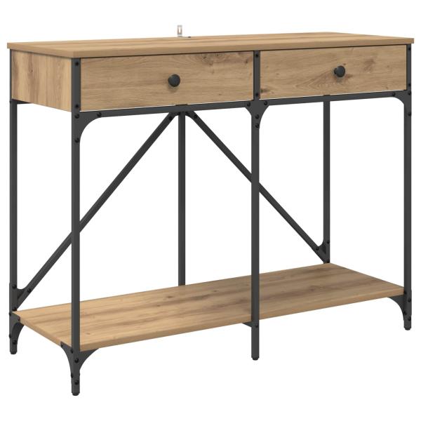Konsolentisch Artisan-Eiche 100 x 39 x 78,5 cm Holzwerkstoff