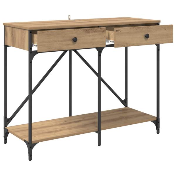 Konsolentisch Artisan-Eiche 100 x 39 x 78,5 cm Holzwerkstoff