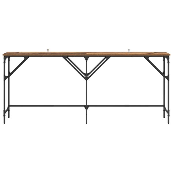 Konsolentisch Altholz 180 x 30 x 75 cm Holzwerkstoff