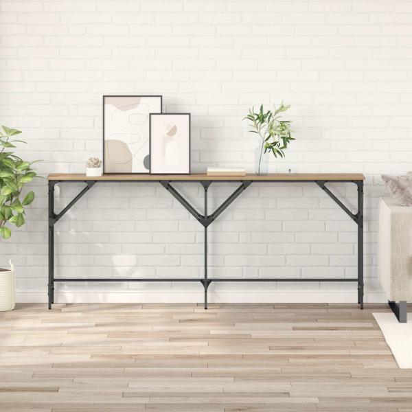 ARDEBO.de - Konsolentisch Artisan-Eiche 180 x 30 x 75 cm Holzwerkstoff