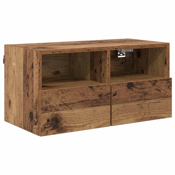 TV-Wandschrank 60 x 30 x 30 cm Altholz Holzwerkstoff