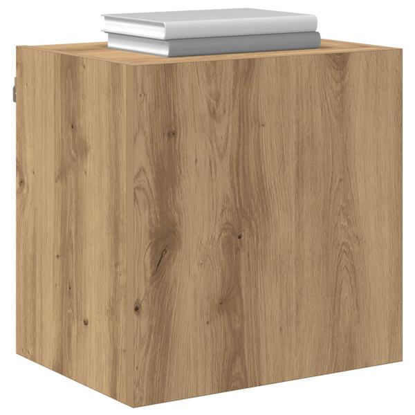 TV-Wandregale 2 stk. Artisan-Eiche Holzwerkstoff