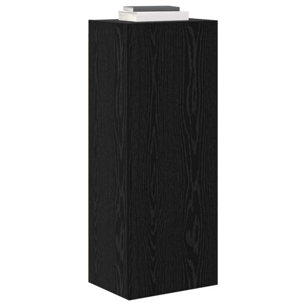 TV-Wandschrank 40,5 x 30 x 102 cm Schwarz Eichen-Optik