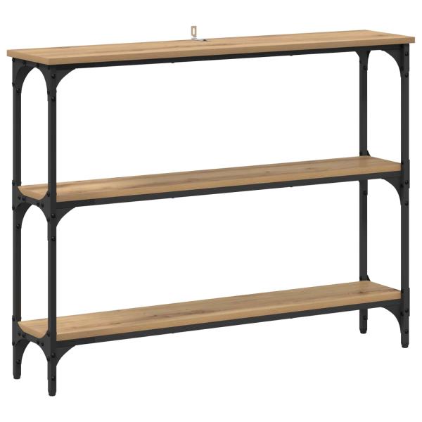 Konsolentisch Artisan-Eiche 100 x 22,5 x 75 cm Holzwerkstoff