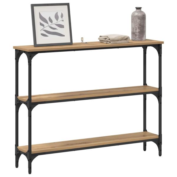 Konsolentisch Artisan-Eiche 100 x 22,5 x 75 cm Holzwerkstoff