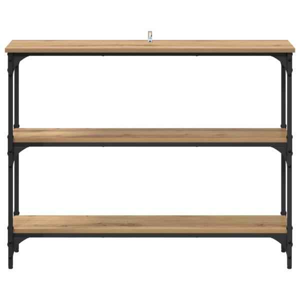 Konsolentisch Artisan-Eiche 100 x 22,5 x 75 cm Holzwerkstoff