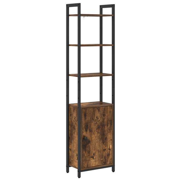 Bücherregal 6 Ebenen 40 x 24 x 161 cm Holzwerkstoff