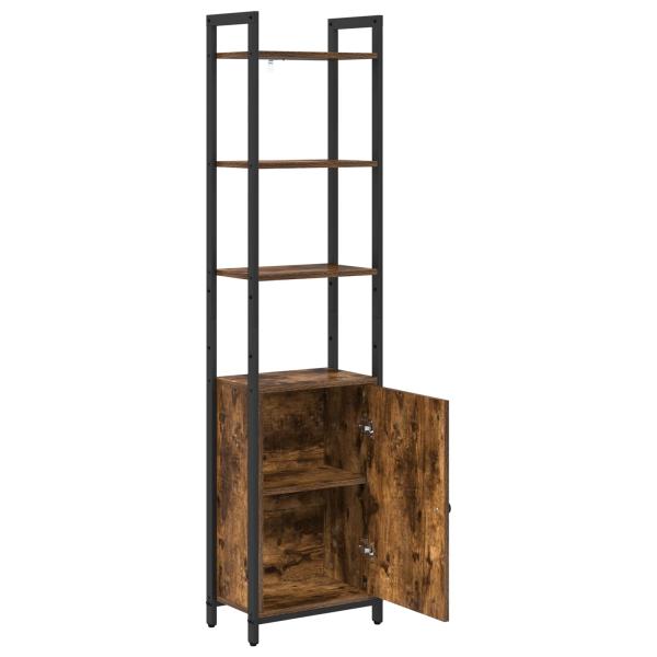 Bücherregal 6 Ebenen 40 x 24 x 161 cm Holzwerkstoff