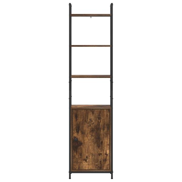 Bücherregal 6 Ebenen 40 x 24 x 161 cm Holzwerkstoff