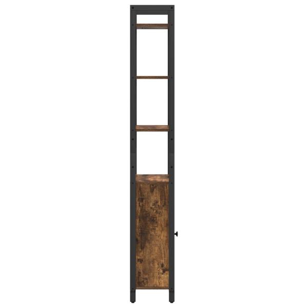 Bücherregal 6 Ebenen 40 x 24 x 161 cm Holzwerkstoff