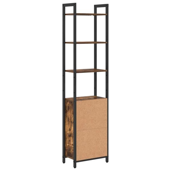 Bücherregal 6 Ebenen 40 x 24 x 161 cm Holzwerkstoff