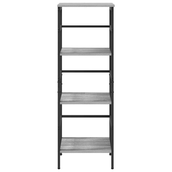 Bücherregal 3 Ebenen 40 x 29,5 x 115 cm Holzwerkstoff