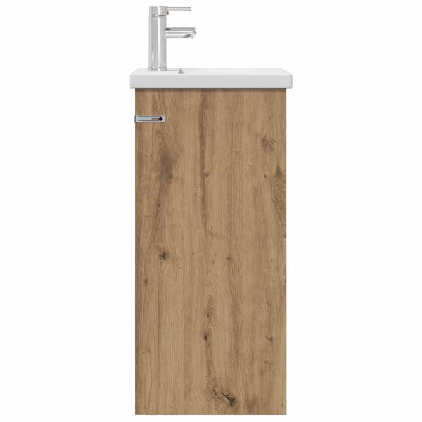 Badezimmerschrank mit Waschbecken Artisan-Eiche