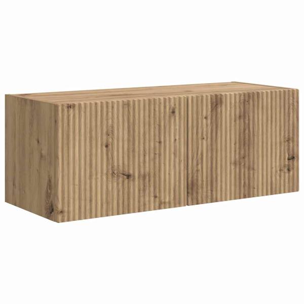 TV-Wandschrank 78,5 x 30 x 29,5 cm Kunsthandwerk Eiche