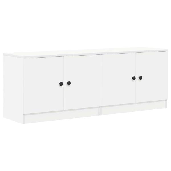 Stauraum-Schranks für Hochbett 2 stk. Weiß 66 x 35 x 48 cm