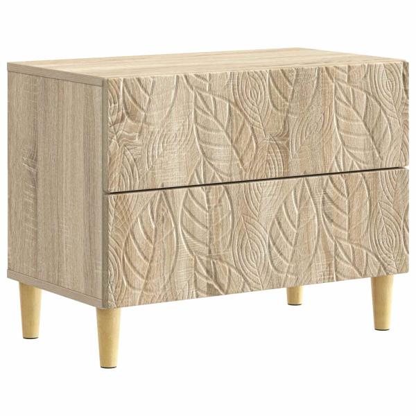 Nachttisch Sonoma-Eiche 62 x 34,5 x 48 cm Holzwerkstoff