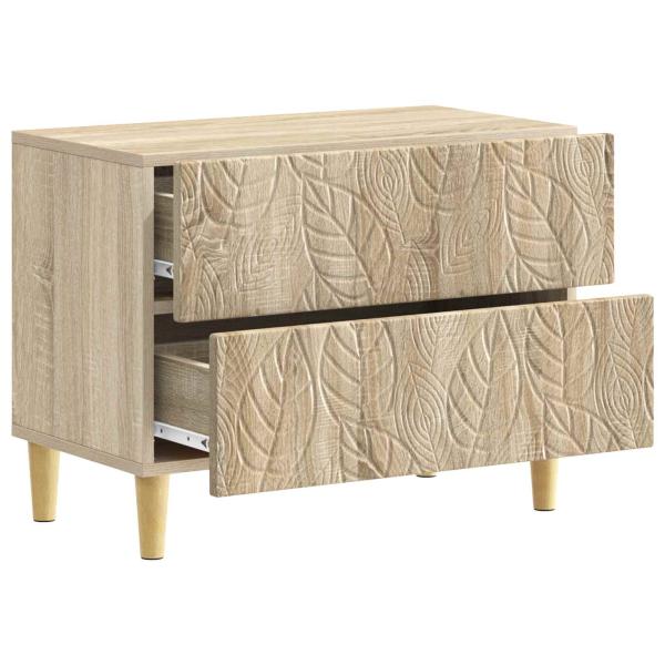 Nachttisch Sonoma-Eiche 62 x 34,5 x 48 cm Holzwerkstoff