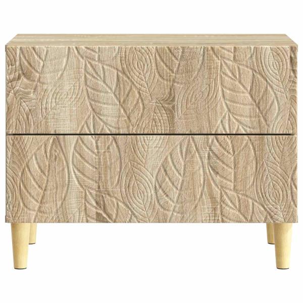 Nachttisch Sonoma-Eiche 62 x 34,5 x 48 cm Holzwerkstoff