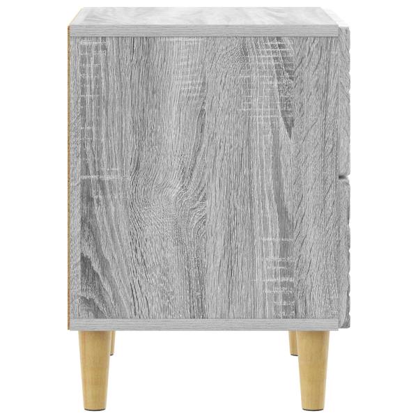 Nachttisch Grau Sonoma 62 x 34,5 x 48 cm Holzwerkstoff