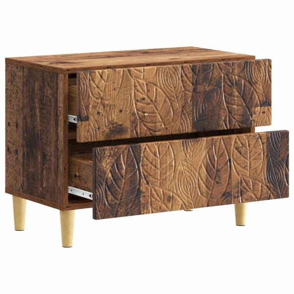 Nachttisch Altholz 62 x 34,5 x 48 cm Holzwerkstoff
