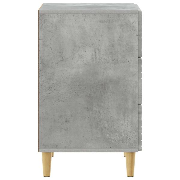 Nachttisch Betongrau 43 x 39,5 x 66,5 cm Holzwerkstoff