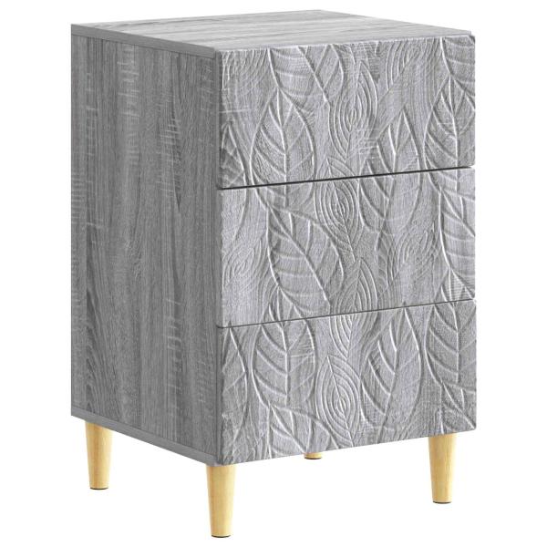 Nachttisch Grau Sonoma 43 x 39,5 x 66,5 cm Holzwerkstoff