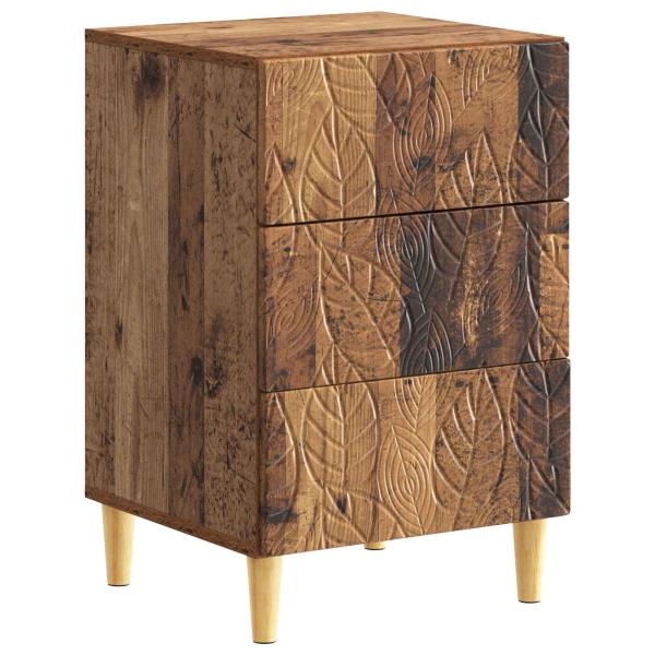 Nachttisch Altholz 43 x 39,5 x 66,5 cm Holzwerkstoff