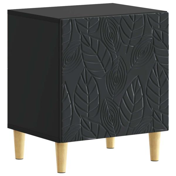 Nachttisch 2 Stk. Schwarz 43 x 34,5 x 50 cm Holzwerkstoff