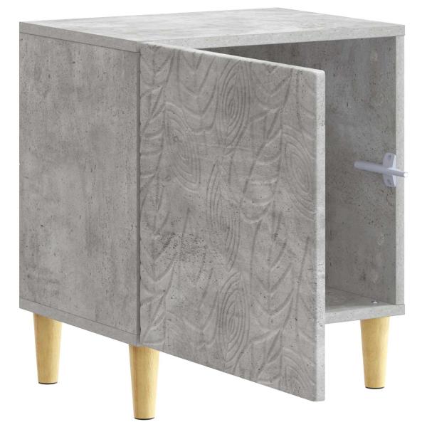 Nachttisch Betongrau 43 x 34,5 x 50 cm Holzwerkstoff