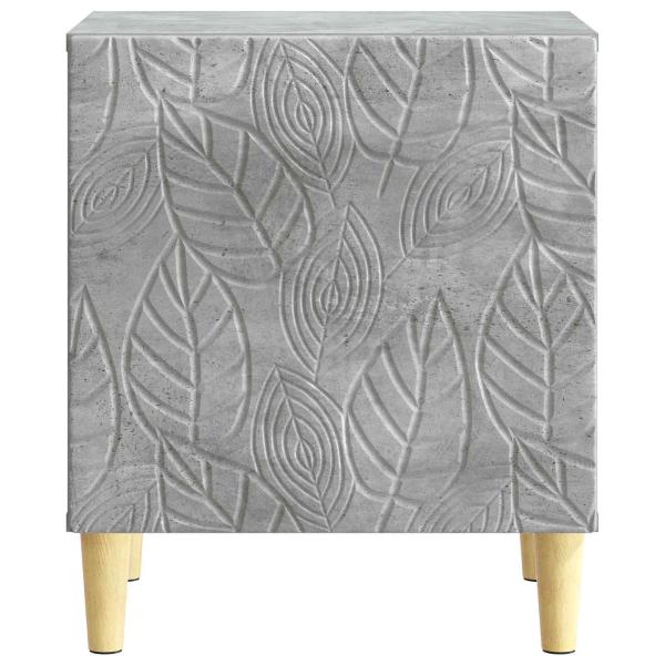 Nachttisch Betongrau 43 x 34,5 x 50 cm Holzwerkstoff