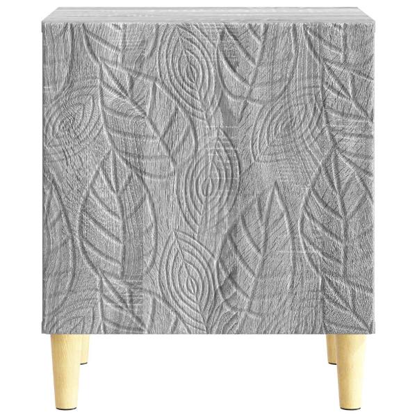 Nachttisch Sonoma-Grau 43 x 34,5 x 50 cm Holzwerkstoff