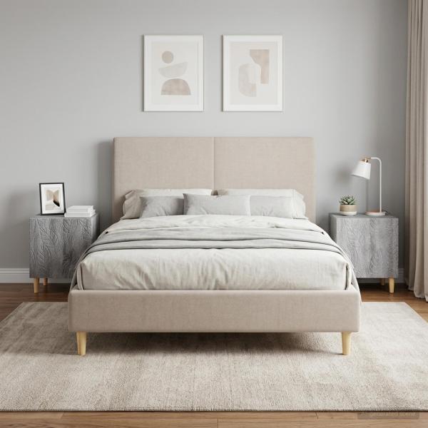 ARDEBO.de - Nachttisch 2 Stk. Sonoma-Grau 43 x 34,5 x 50 cm Holzwerkstoff