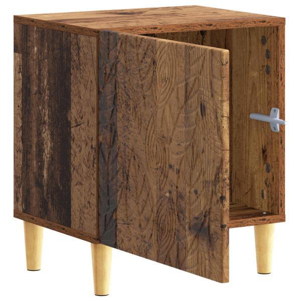 Nachttisch 2 Stk. Altholz 43 x 34,5 x 50 cm Holzwerkstoff