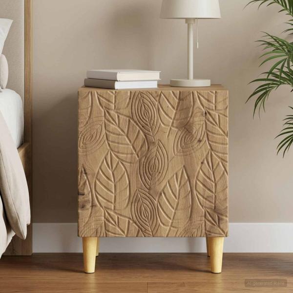 ARDEBO.de - Nachttisch Artisan-Eiche 43 x 34,5 x 50 cm Holzwerkstoff