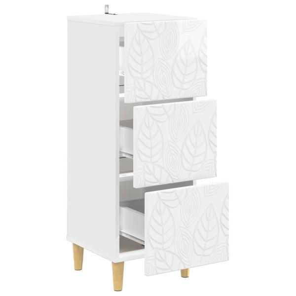 Schubladenschrank 33 x 34,5 x 90 cm Holzwerkstoff