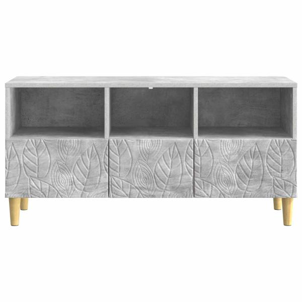 TV-Schränk 102 x 34,5 x 50 cm Betongrau Holzwerkstoff