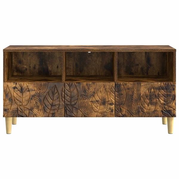 TV-Schränk 102 x 34,5 x 50 cm Räuchereiche Holzwerkstoff