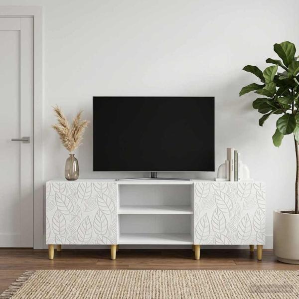 TV-Schränk 150 x 31 x 50 cm Weiß Holzwerkstoff